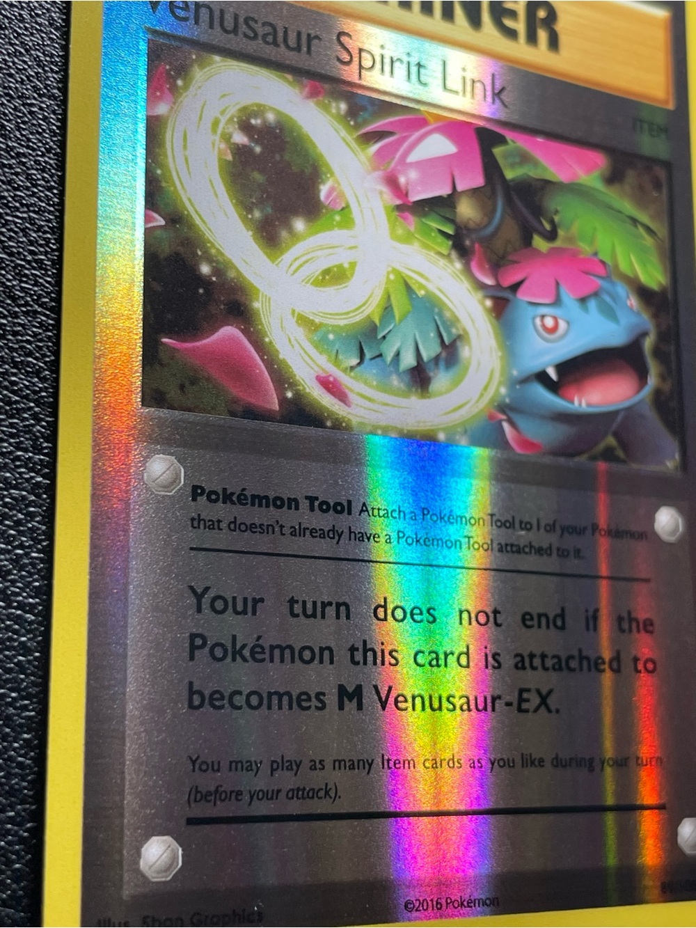 Venusaur Spirit Link/Reverse Holo/Pokemon Evolutions #89/108 - Picture 6 of 13